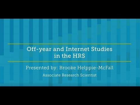 Embedded thumbnail for Off-year and Internet Studies in the HRS