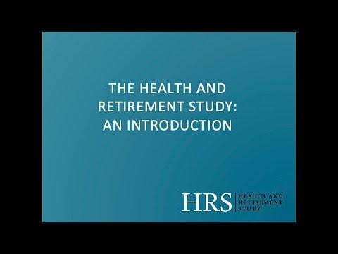 Embedded thumbnail for The Health and Retirement Study: An Introduction