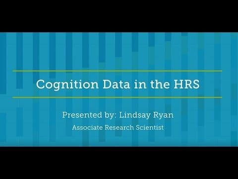 Embedded thumbnail for Cognition Data in the HRS